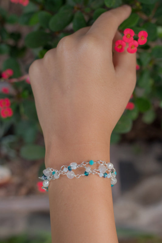 Pulsera Reflejo Lunar – Calma, Intuición y Protección.