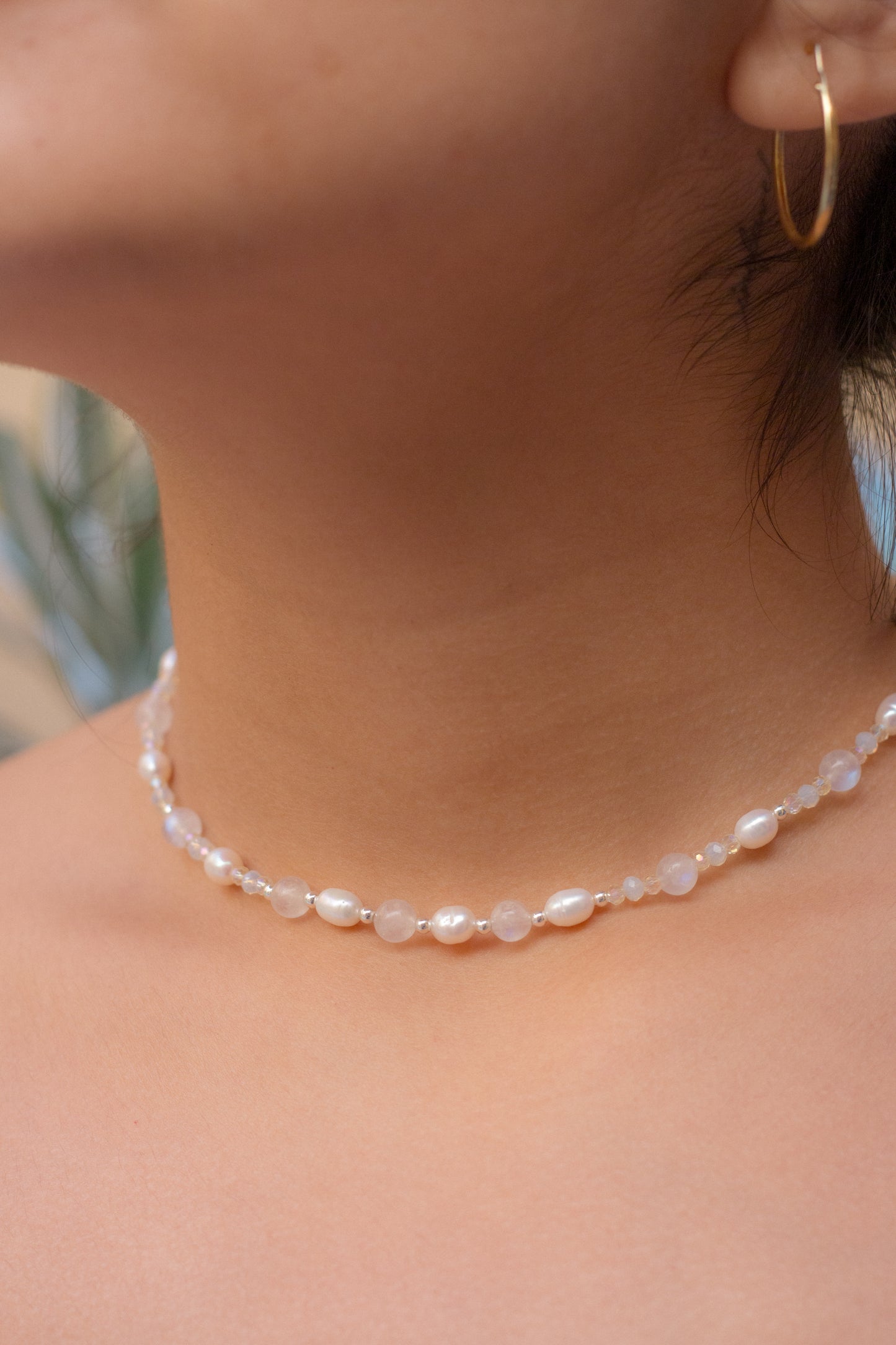 Collar Hechizo de Luna – Intuición, Feminidad y Protección.