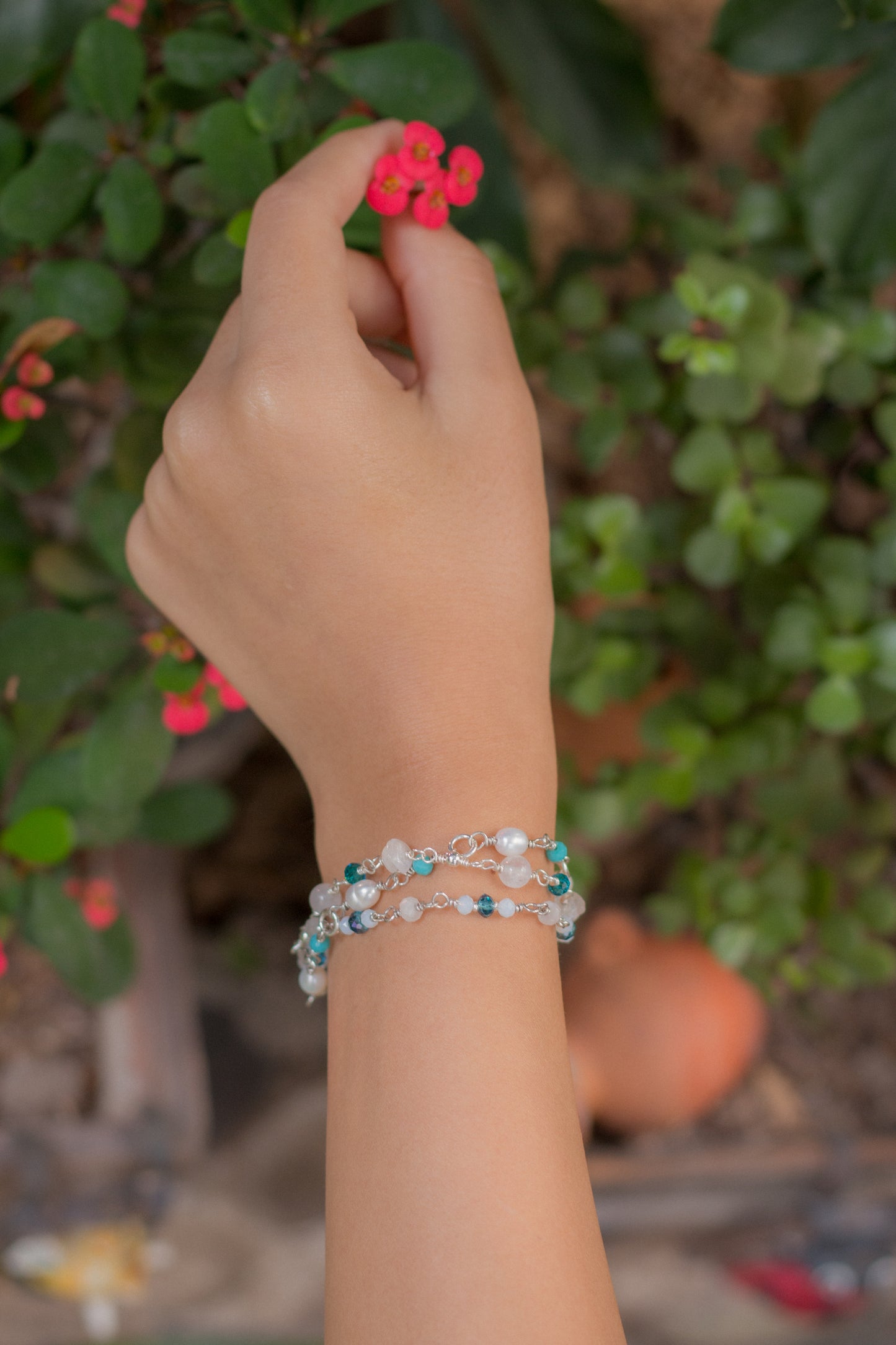 Pulsera Reflejo Lunar – Calma, Intuición y Protección.