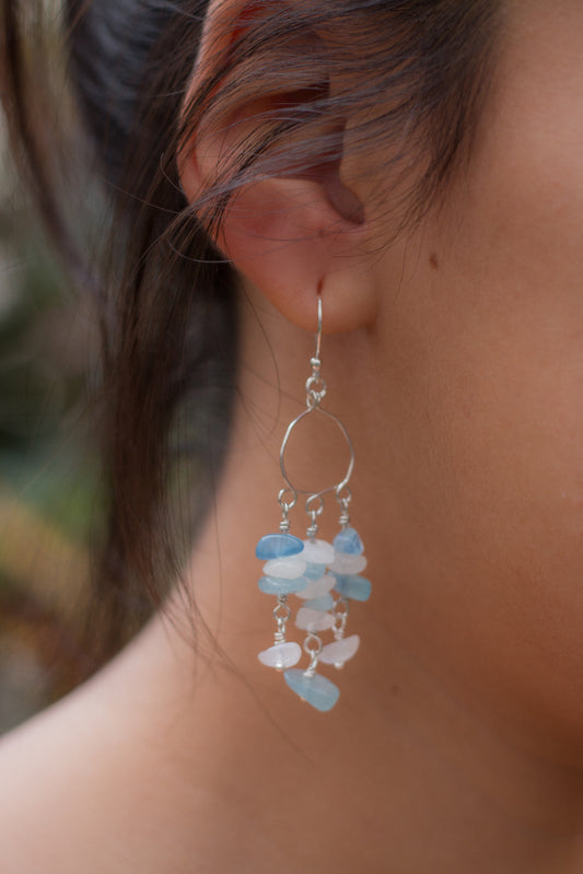 Aretes Brisa Lunar - Calma, Intuición y Fluidez Emocional